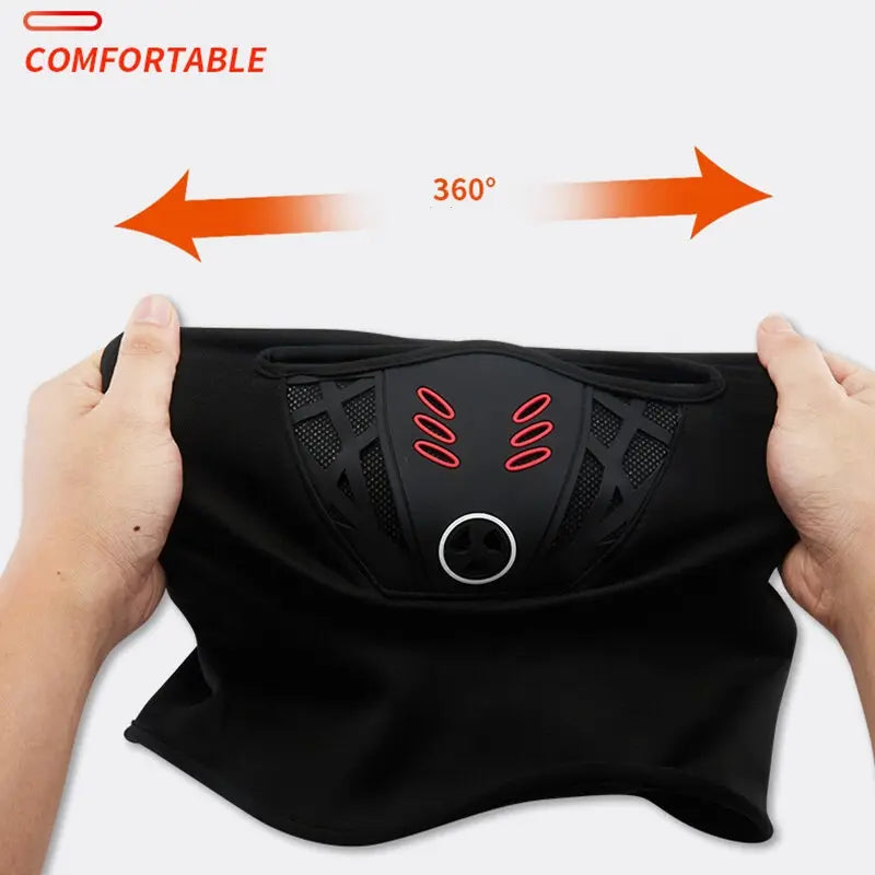 Winter Rider Warm Full Face Balaclava - Windproof Anti-Haze Mask for Motorcycle, Cycling, and Skiing - Soft and Cozy Outdoor Headwear