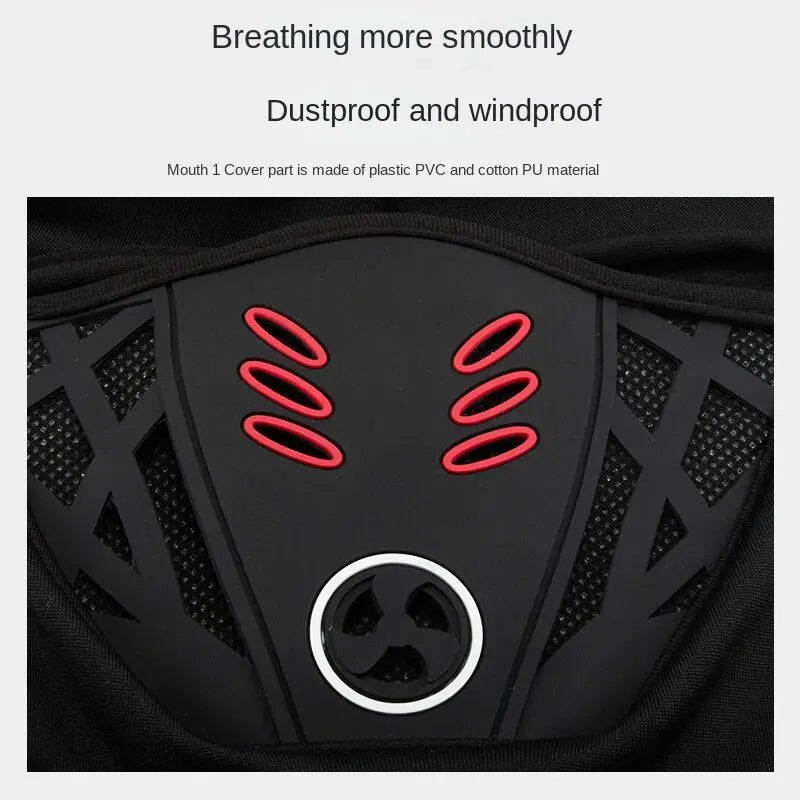 Winter Rider Warm Full Face Balaclava - Windproof Anti-Haze Mask for Motorcycle, Cycling, and Skiing - Soft and Cozy Outdoor Headwear