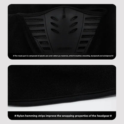 Winter Rider Warm Full Face Balaclava - Windproof Anti-Haze Mask for Motorcycle, Cycling, and Skiing - Soft and Cozy Outdoor Headwear