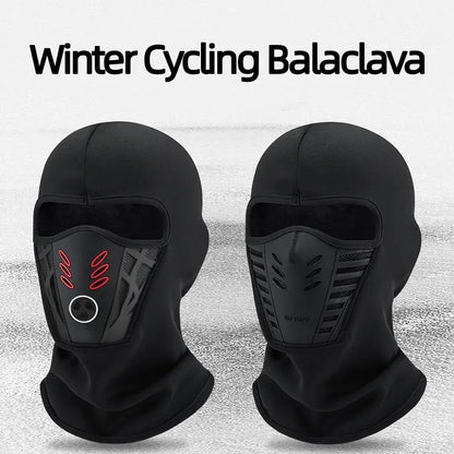 Winter Rider Warm Full Face Balaclava - Windproof Anti-Haze Mask for Motorcycle, Cycling, and Skiing - Soft and Cozy Outdoor Headwear