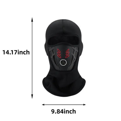Winter Rider Warm Full Face Balaclava - Windproof Anti-Haze Mask for Motorcycle, Cycling, and Skiing - Soft and Cozy Outdoor Headwear